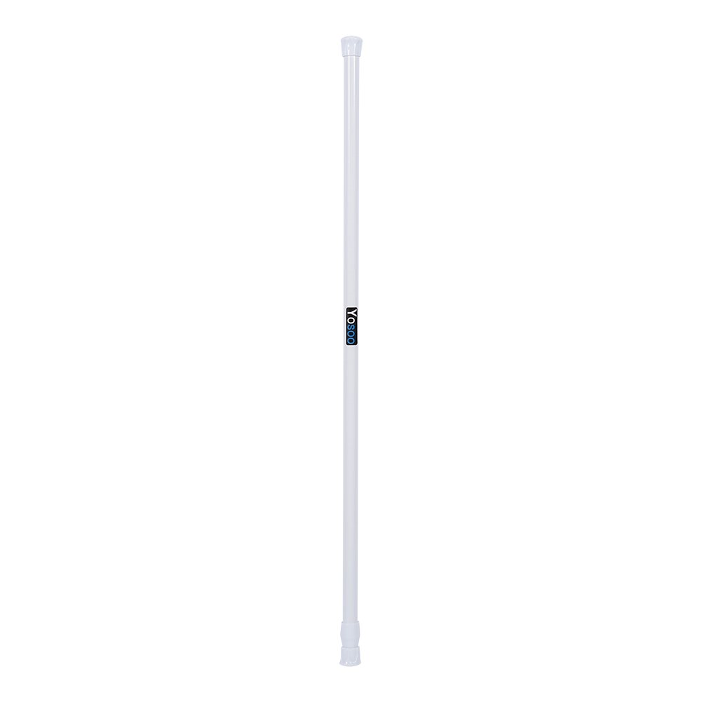 Jenngaoo Tension Curtain Rod, 55-90cm Extendable Spring Telescopic Shower Bathroom Window Curtain Rail Loaded Pole Rod for Window, Kitchen,Bathroom, Cupboard