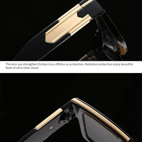 Lunettes de soleil punk avec protection UV400 contre les reflets - 5