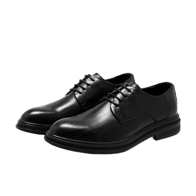 Men Lightweight Dress Shoes Comfortable Fashion Pointed Toe Summer Lace Up Low Top Wedding and Business Oxford Shoe