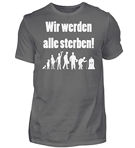 T-Shirt Haut de Gamme Homme Gris XL Confort Absolu Generisch