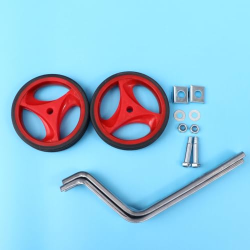 Ruedas de Entrenamiento para Bicicleta con Soporte Rojo BRIGHTFUFU miniatura 5
