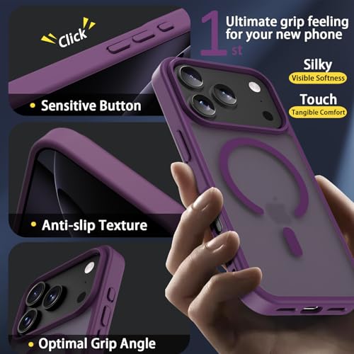 Coque iPhone 17 Pro Max anti-chute avec verre écran inclus