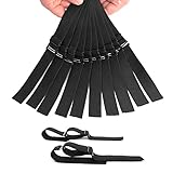 12PCS Elastic Bands For Wig Edges, Adjustable Wig Bands For Wigs And Wig Caps, Adjustable Wig Straps For Keeping Wigs in Place, 1 * 14 inch（Black*12Pcs)