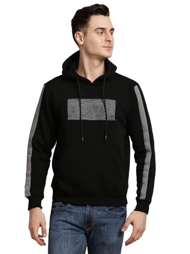 Sweat-shirt imprimé homme coton confortable et sweat polyester