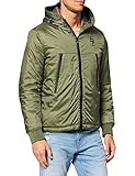 micro rip basico Blauer Giubbini Corti Imbottito Ovatta Giacchetto, 647 Verde Alpino, L Uomo