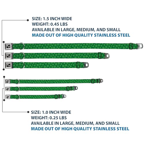 Collier chien Buckle Down pour balades de Saint-Patrick S