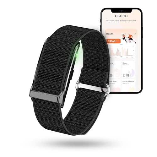 Image of LYNZ Premium Smart Fitness Tracker Band for Men & Women,24 /7 Health Monitoring,Blood Pressure, Heart Rate, Sleep, Stress, Blood Oxygen, Special Training Mode(1 Device + 1 Strap)