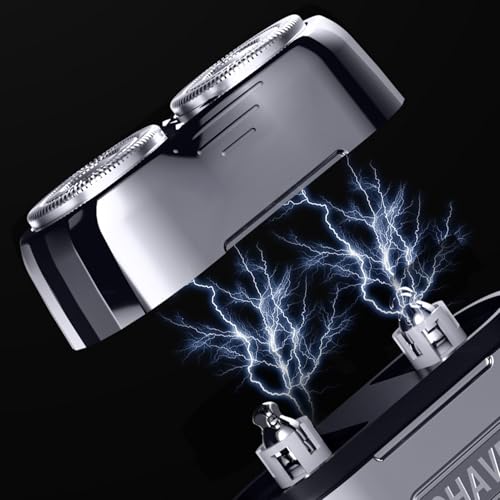 Rasoir électrique pour homme étanche avec tête magnétique et tondeuse à barbe sans fil