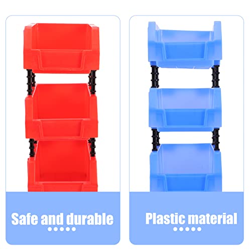 Boîtes de rangement empilables légères et organisateurs portables en plastique