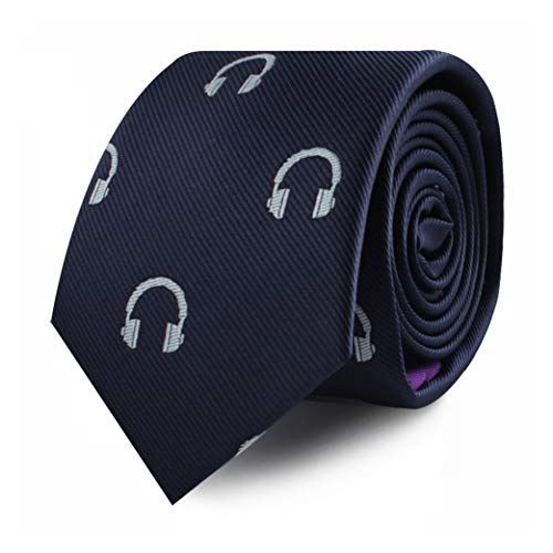 AUSCUFFLINKS Headphones Music Lover Ties