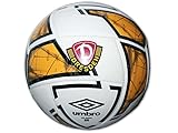UMBRO Dynamo Dresden Fußball Neo Swerve weiß gelb Gr.5 SGD Fan Ball Trainingsball, Größe:5
