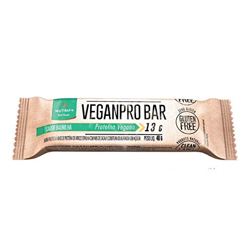 Vegan Pro Bar (10Unid) - Sabor Baunilha, Nutrify