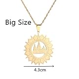✦Einzigartiges Design: Landkarte, veränderbare Kette: 20 + 2 Zoll. Einzigartiges, modisches und exquisites Design - ist das edle, bewegende und voller Persönlichkeit, die Sie tragen. Verbessern Sie Ihr exquisites Kleid.