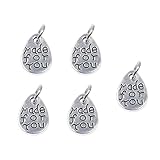 Marine Styles - Colgante de gota de estrellas de mar con acabado de plata tibetana, componentes de joyería, accesorios de joyería para diseño creativo, colgante de aleación ligera para pulseras, talla