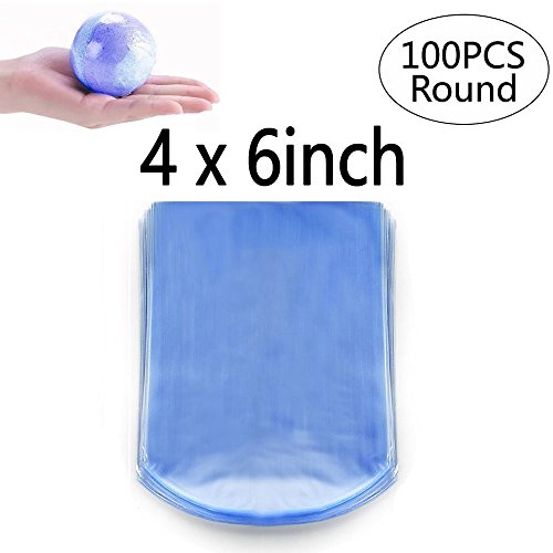 OYOY Round 100 PCS 4" x 6" Odorless PVC Clear End Shrink Wrap