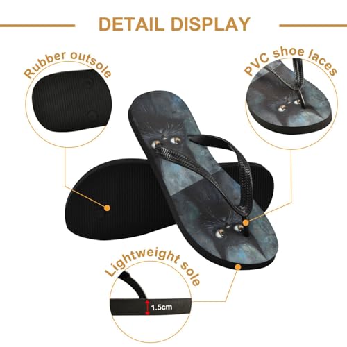 MNSRUU EVA Rubber Flip Flops for Men & Women,Unisex Sandals Soft Cushion Footbed Comfort flip-flops2