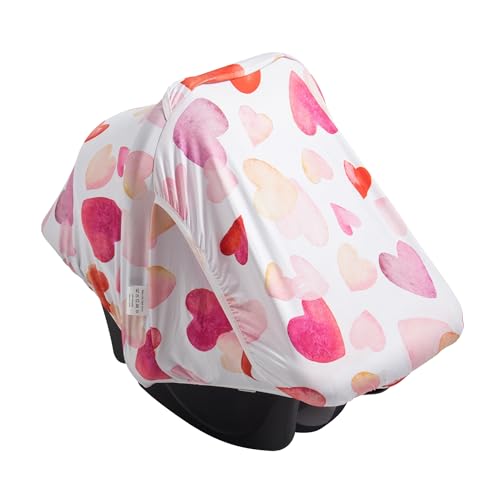 Image of Baby Car Seat Canopy Cover, Breathable Sun Shade, Full Privacy for Newborns & Infants, Universal Fit for Boys & Girls