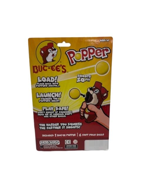 Buc-ee's Popper - Soft Foam Balls Included