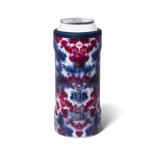 Image of BruMate Hopsulator Slim Can Cooler Insulated for 12oz Slim Cans | Skinny Can Insulated Stainless Steel Drink Holder for Hard Seltzer, Beer, Soda, and Energy Drinks (Star Burst)