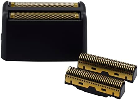 TRU BARBER- Electric Foil Shaver Barbershop Evolution 9.000 RPM Barber Shaver , Gold Titanium Foil. Professional Barber Shaver Electric Foil Shaver Electric Razor foilers Barbering