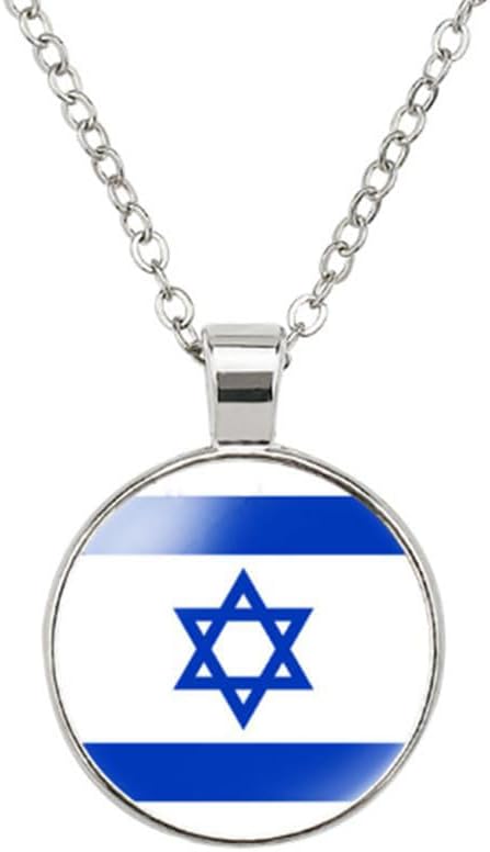 EnigmaGlow World Most Countries Flag Zinc Alloy Necklace Pendant Necklace for Men Women