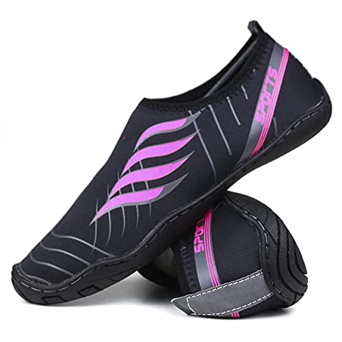 Sapatilha Neoprene Water Híbrida Treino Neoprene Ciclismo Cor:Rosa;Tamanho:37
