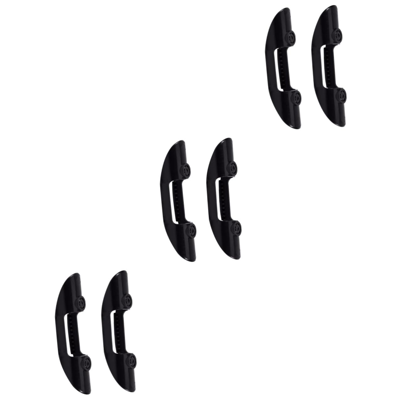 GANAZONO 3pairs Kayak Fixed Buckle Clips Holders for Canoes Docks Boats Easy Installation No Fixing Screws Included for Outdoor Watercraft Activities