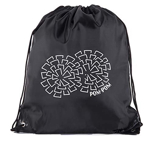 Cheer Bags, Pom Pom and Cheerleader drawstring Backpacks, Cheerleader Team bags