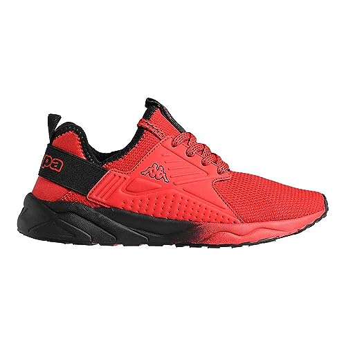 Kappa San Puerto Lace JR, Zapatillas Unisex Adulto, Rojo/Negro, 37 EU