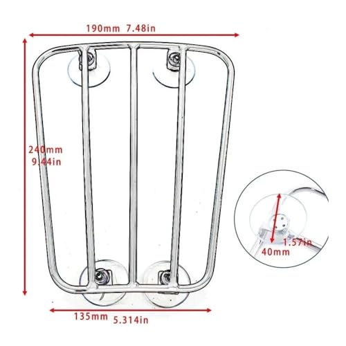 Porte-bagages aérodynamique pour moto Thruxton et Interceptor 650