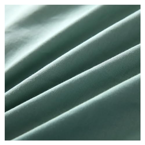 Funda nórdica de algodón egipcio verde turquesa tamaño king 5