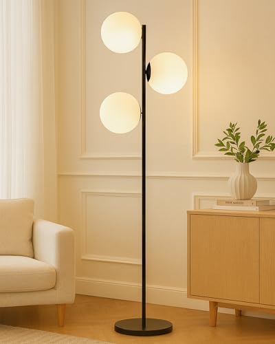 Homesake® Industrial Tree Floor Lamp for Living Room | Standing L...