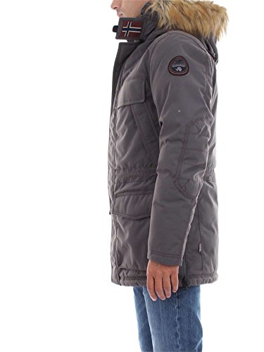 NAPAPIJRI Skidoo Open Long Mens Jacket Dark Grey