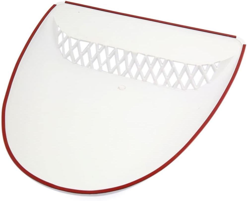 XYWHPGV Universal Auto Decorative Air Flow Scoop Turbo Bonnet Vent Cover Hood White(d6bf5 4a8b6 debb0 23d24 e0699 4ce54