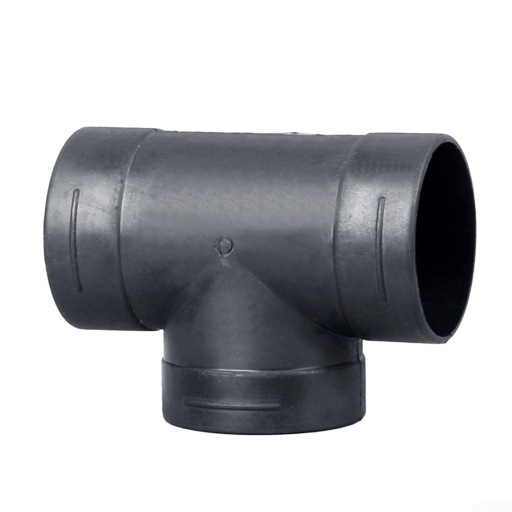 80 mm Kunststoff-T-Stück-Auslassverbinder für Dieselheizungen mit Warmluftverteilung, geeignet für Webasto-Systeme und effiziente Luftstromregelung