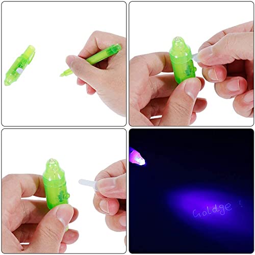 UV-Stift und Notizbuch, 24 Stück Mini Pixel Partytüten, kindergeburtstag gastgeschenke, Adventskalender und kleine… – Bild 5