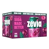 Zevia Natural Zero Calorie Black Cherry 6 cans X 12 Fl. Oz