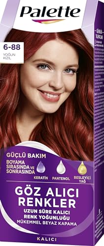 Yoğun Göz Alıcı Renk Saç Boyası 6-88 Yoğun Kızıl