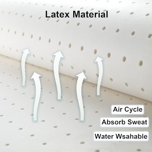 4 pares de plantillas unisex de látex transpirables para calzado miniatura 4