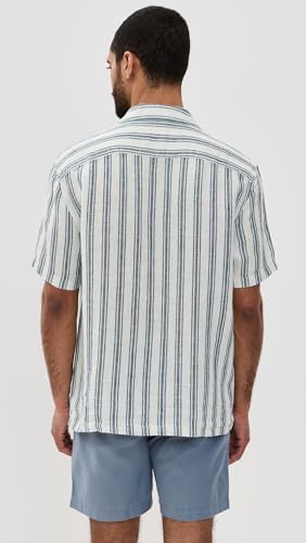 Faherty Men's Palma Linen Camp Shirt3