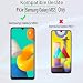 Ibywind Schutzfolie kompatibel mit Samsung Galaxy M32 4G 6.4",mit Material Kamera Schutzfolie,Carbon Fiber Skin für die Rückseite, Inklusive Easy Install Kit (Zentrierrahmen)