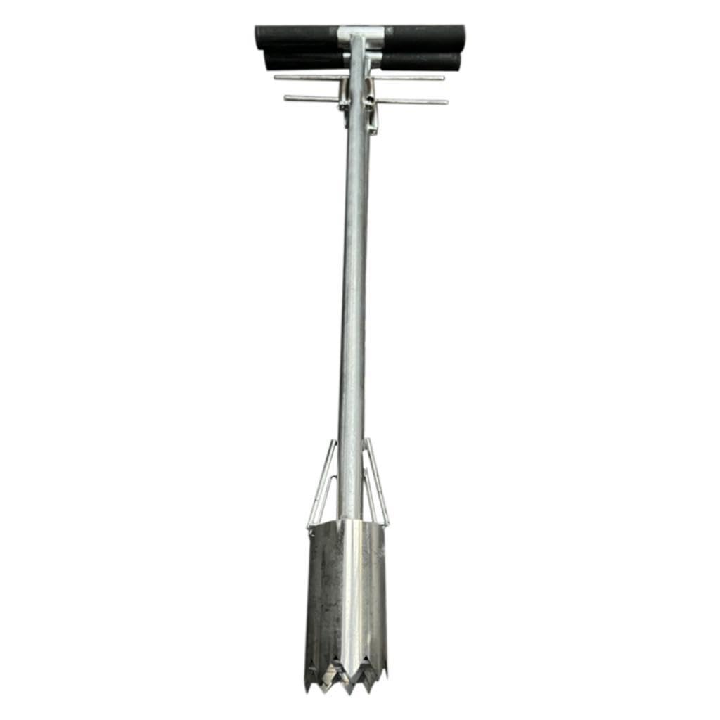 Muestreador de Suelo Portátil para Césped con Diseño Compacto Y Estructura Robusta de Acero Inoxidable Equipado con Mango Largo Ergonómico Adecuado Pa, 5 Cm de Diámetro