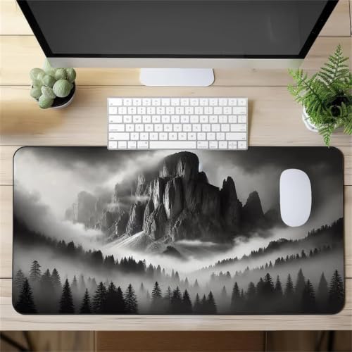 Mouse pad grande 700x300x3mm con bordes cosidos ideal para ratón de PC de oficina