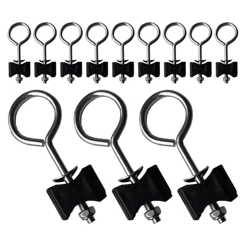 iplusmile 12 Tornillos para Trampolín Redondo de Exterior Kit de Repuesto Metálico para Estructura de Trampolín Accesorios de Fijación para Camas Elásticas Grandes y Pequeñas Piezas de