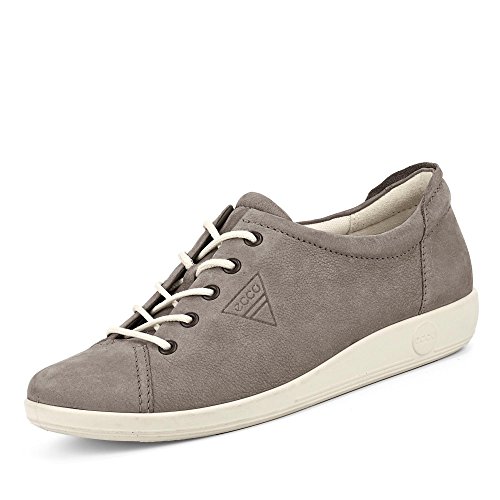Image of ECCO Soft 2.0 Tie,Warm Grey,12-12.5