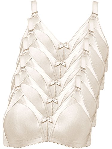 Preisvergleich Produktbild Naturana 5er Sparpack Minimizer-BH 5063 = 80-B in Champagner