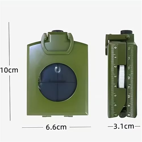 Boussole de survie robuste en métal pour navigation de précision - 7