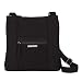 Vera Bradley Microfiber Hipster Cross Body Bag, Classic Black, One Size
