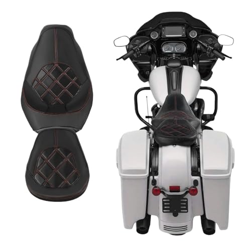 Asiento de pasajero para dos conductores ideal para viajes largos en ruta con Electra Glide CVO 3