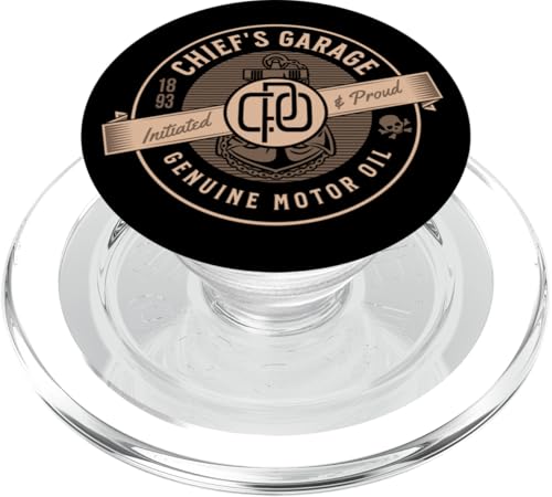 Olio motore originale vintage del capo garage 1893 CPO Umorismo PopSockets PopGrip per MagSafe
